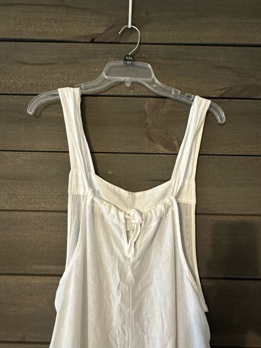 Haute Hippie White Linen Wide Leg Linen Jumpsuit - Picture 3 of 11